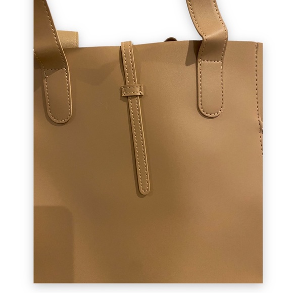 Stephanie Johnson Beige Drawstring Tote - Picture 3 of 6